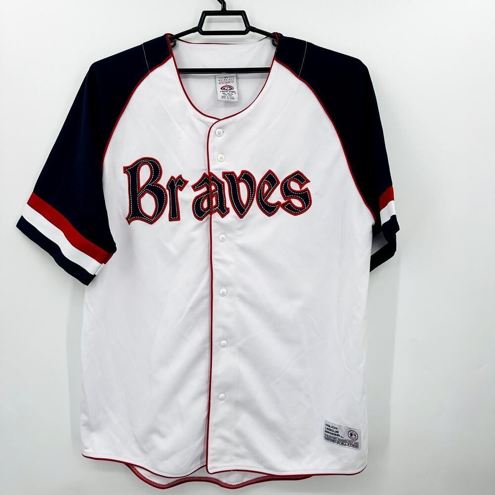 Atlanta Braves MLB Baseball Jersey Genuine Merchandise Mens Size XL White